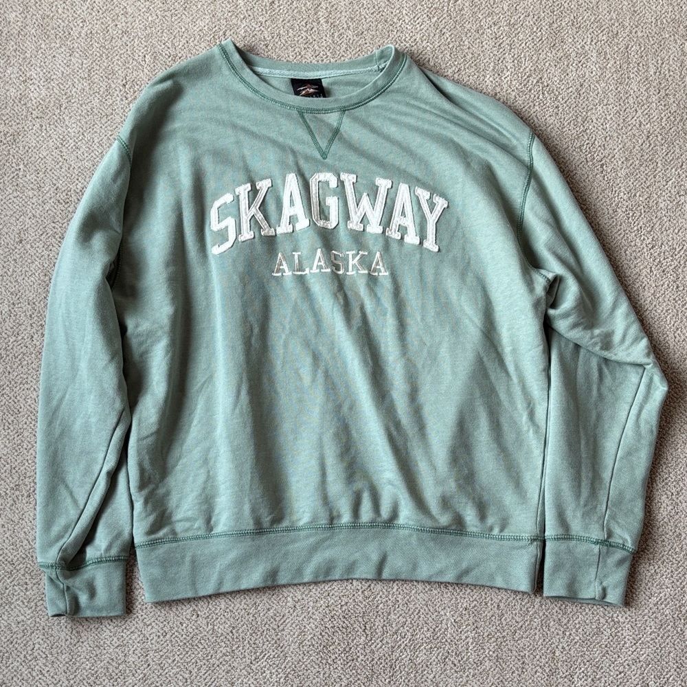 Green Skagway Alaska Sweatshirt